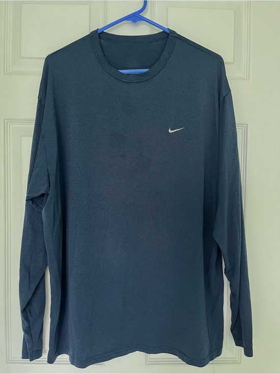 Nike Other - Nike Men's Long-Sleeve Crew Neck Shirt -Navy Blue